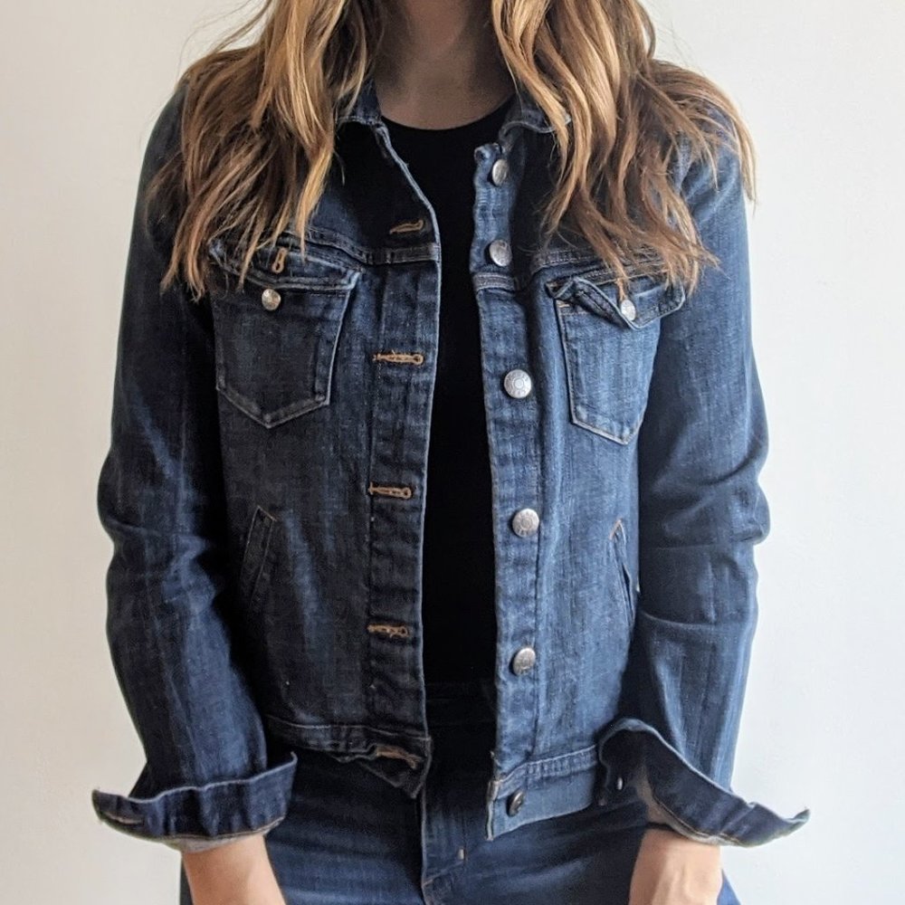 J. Crew Blue Jean Denim Jacket Size Small